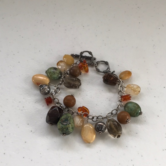Silpada Jewelry - Vintage Silpada Tumble Stone Sterling Silver Bracelet